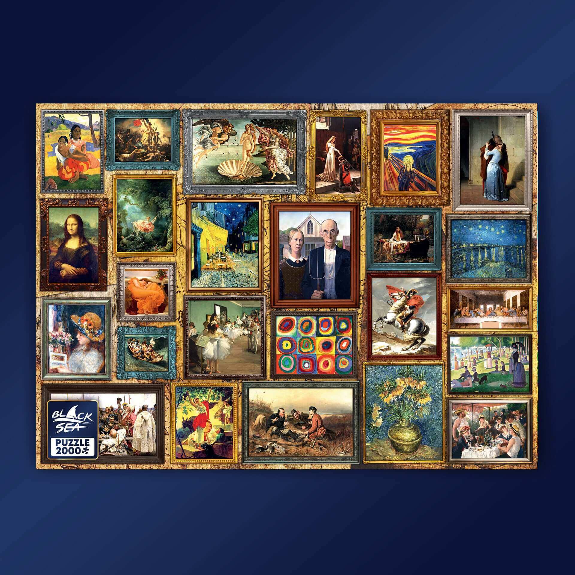 Puzzle Black Sea 2000 pieces - World's Greatest Paintings