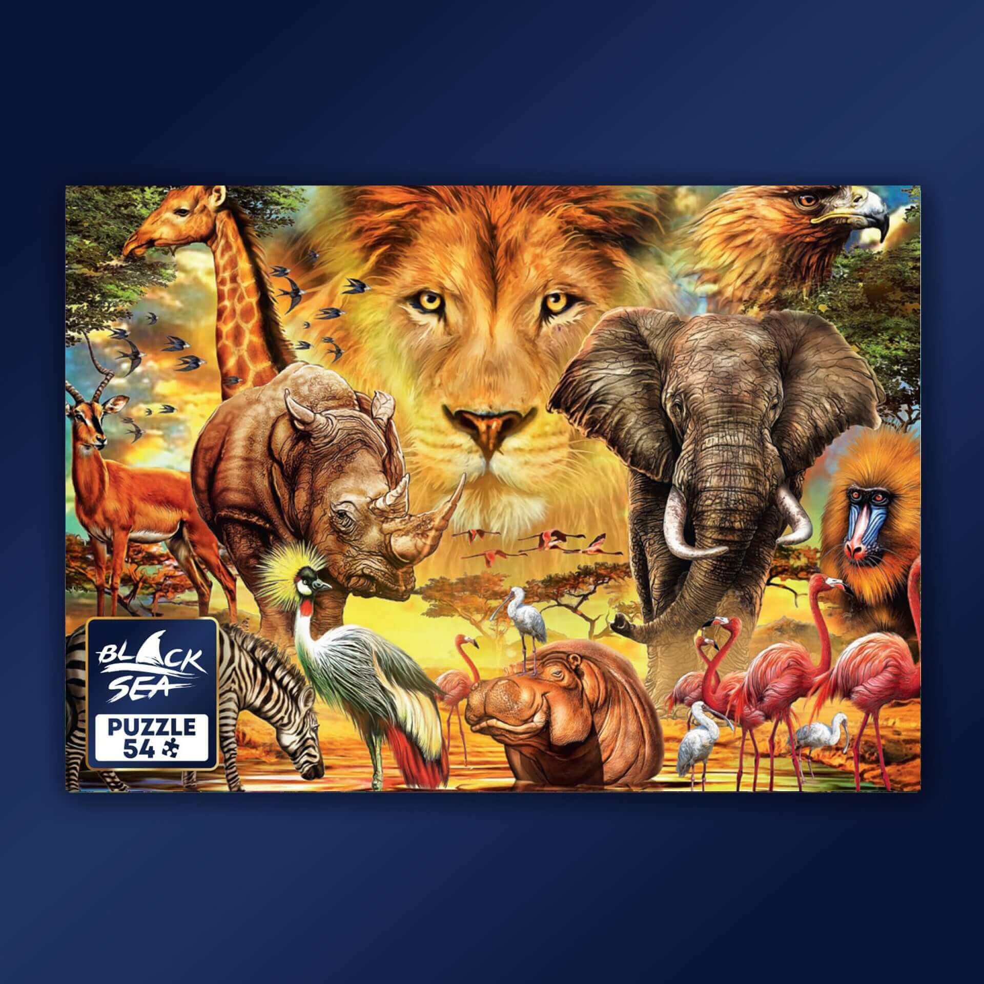 Black Sea | Mini Puzzle 54 pices - King of the Jungle